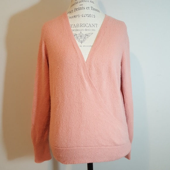 Madewell Sweaters - Madewell wrap sweater blush pink size medium